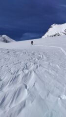 sul ghiacciaio di Chateau Blanc 