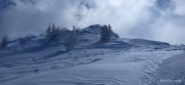 Pendii finali stracarichi di neve 