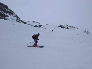 Discesa nel vallone del Buthier