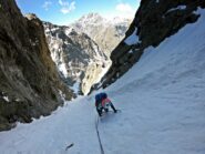 Canale che porta verso la forcella 