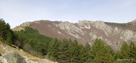 La cresta Est che porta al Monte Dubasso 