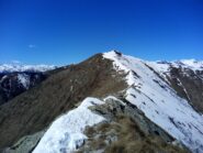 dorsale verso l'Aquila dalla Punta di Gianna