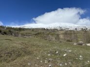 la neve della notte si è subito sciolta: linea della neve a 2200mt