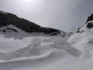 Enorme valanga anfiteatro nord delle Saline