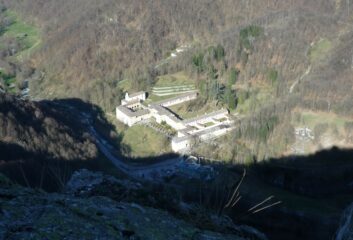 Certosa di Pesio in veduta aerea