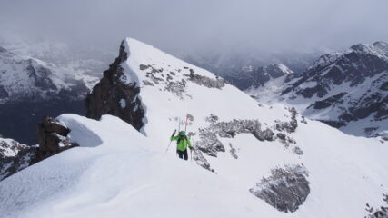 salendo la cima nord