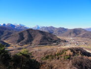 Panorama su Roccavione e l'imbocco della val Gesso