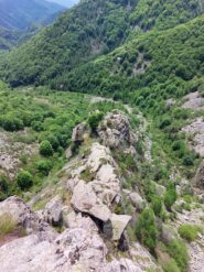 ultimo risalto e cresta dall'alto