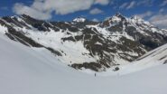 salendo, sguardo verso l'altro lato della valle