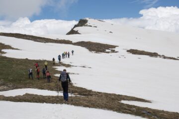 Andando verso la cima del M. Muretto