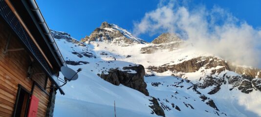 La Solvey dalla capanna