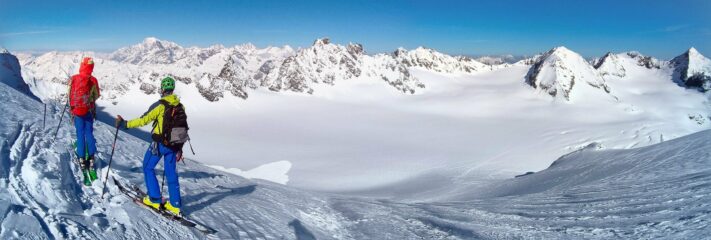 Stupenda vista in mare di neve