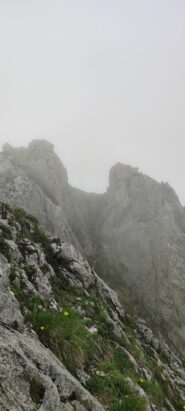 Il canale del tratto alpinistico