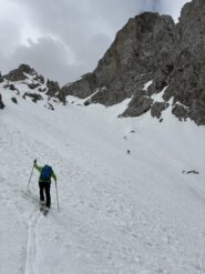 appena prima del Passo delle Ortiche (2270 mt)