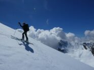 Sulla dorsale finale, con vista Chersogno