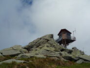 La celebre cabina della Cima della Pigna