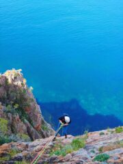 La prima calata a picco sul mare