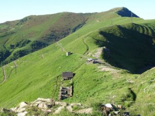 verso il Saccarello ad inizio cresta