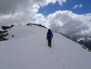 Verso l'ampia cima