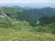 Vista aerea dell' Alpe di Perabruna dalla cima