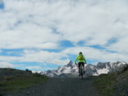 percorso con il Pic de Rochebrune sempre in vista....