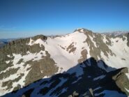 Il monte Tenibres visto dalla vetta della Rocca Rossa.