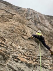 Partenza di L2, tiro con un blocco per niente scontato.