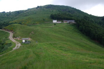 Passo e Alpe del Ranghetto, in un ambiente di nuvole anche poco rassicuranti