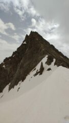 La Rocca Rossa. Versante di discesa. Foto scattata dall'uscita del canale nord di dx da cui siamo scesi