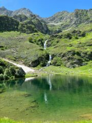 Il Lago del Lausetto e la sua cascata