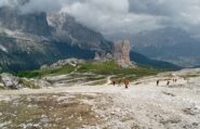 verso il Rifugio Scoiattoli e le Cinque Torri