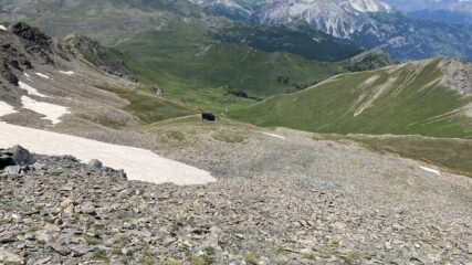 Bivacco Corradini sotto alla cima