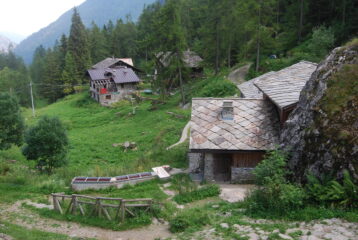 Gli alpeggi di Carlantse ormai arrivati a Champorcher