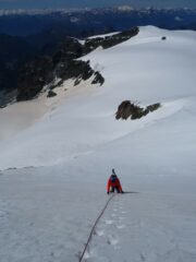 In salita con il Granpa sullo sfondo