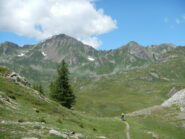 sullo sfondo il Monte Rosso di Vertosan