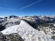 Panorama 2, verso il vallon de l'Arc: Dalle Levanne,  al R. de Mulinet, ecc, Grande e piccola Camarella, Albaron....