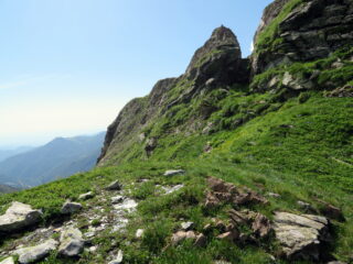 Passaggio verso Punta delle Mule