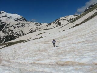 salendo verso il colle