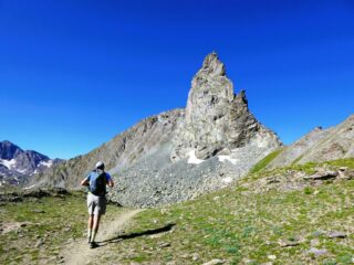 Appena scollinato il col Blanchette