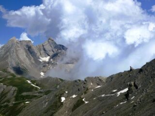 Rientro sul Chamoussiere a chiusura anello