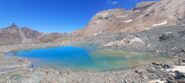 Lo splendido lago glaciale nel vallone Vaudalettaz