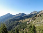 Alpe Soglio e Alpe Ragozzo viste salendo al Passo dell'Omo