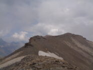 Gran Vaudala sud e in secondo piano la centralina meteo presente sulla Vaudala nord