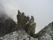 La cresta Nord dalla cima