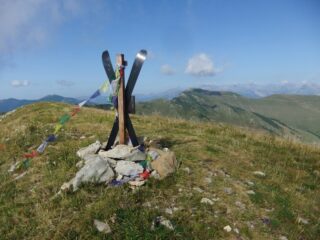 In vetta a Cima Garlenda