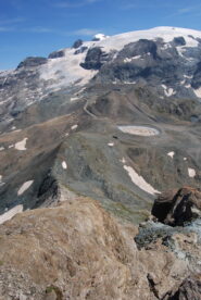 Colle superiore delle Cime Bianche dalla vetta