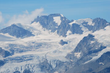 Gran Paradiso tele-visto dalla vetta del Creya