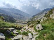 La valle Cervo col Rivetti e il Socio che arriva al colle della Mologna Grande