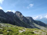 La nord dei Gemelli, scendendo dal colle verso Niel