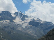 vista sul Gran Paradiso, con i ghiacciai che stanno scomparendo